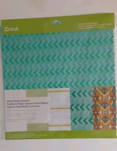 Cricut Washi Sheets, 5 Designer sheets 12 x 12  5 colors and designs New - Picture 1 of 6
