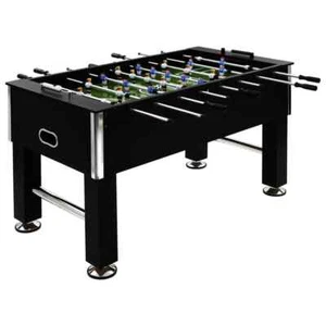 NNEVL Football Table Steel 60 kg 140x74.5x87.5 cm Black - Picture 1 of 10