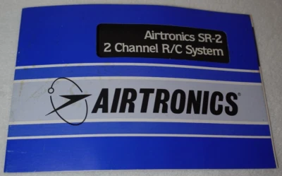 Airtronics SR-2 2 Channel R/C System Original Instruction Manual - Image 1 of 4