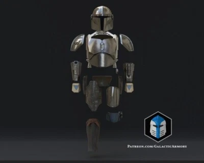 KIT HÁGALO USTED MISMO de piezas de armadura The Mandalorian réplica Foto 1 de 4