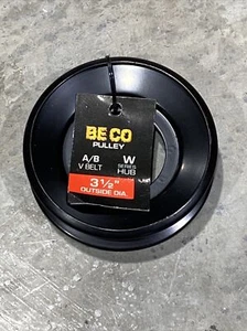 Qty.1 BE CO Pulley 75.200.312 W Series HUB A/B V-Belt 3 1/2” New - Picture 1 of 4