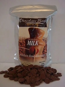FOUNTAIN READY CHOCOLATE 2.5kg, 5kg, 10kg MILK White & Dark - Picture 1 of 12