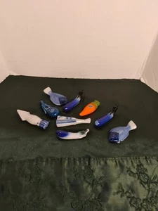 Japanese Ceramic Chopstick Rests Holders 9 Assorted hashioki Vintage Dining NWT! - Picture 1 of 12