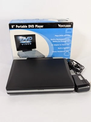 Venturer 8" Reproductor de DVD Portátil PDV880 Caja Original Cargador Piezas SOLO Foto 1 de 4