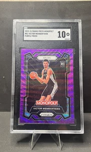 Victor Wembanyama (RC) PSA10 Panini Prizm Monopoly Purple Wave Prizm #81 2023-24 - Bild 1 von 2