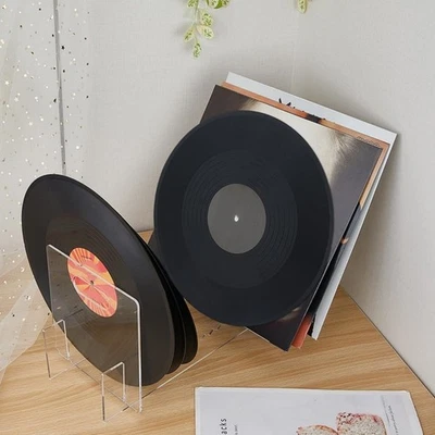 Porte-disques vinyle acrylique ��l��gant con?u pour contenir jusqu'�� plusieurs - Photo 1/4