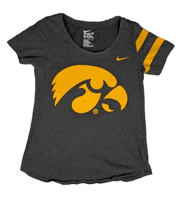 Iowa Hawkeyes | Nike | Gray | Womens | Graphic T-Shirt Athletic | M - Image 1 of 4
