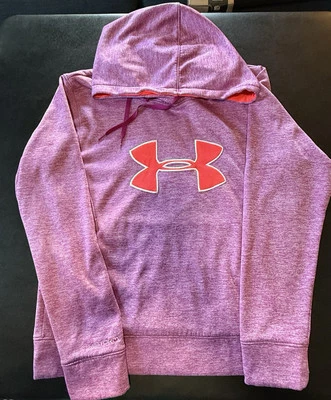 Sudadera con Capucha Under Armour Rosa Frío Gear Storm Jóvenes Niñas Pullover Talla Grande Foto 1 de 4