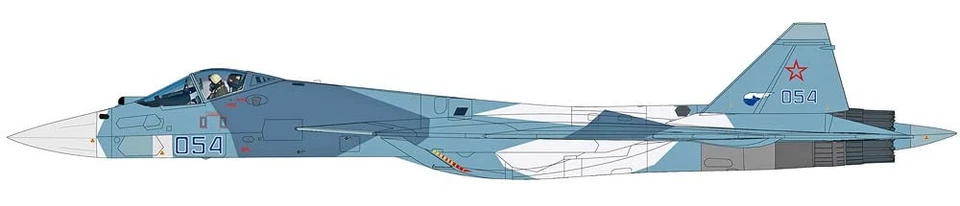 HOBBY MASTER 1/72 Su-57 Stealth Fighter 054 HA6803 Die-cast Aircraft Model - Image 1 of 1