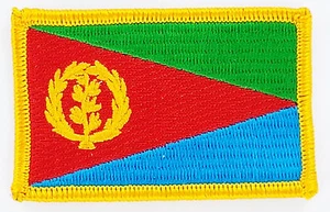 AUFNÄHER Patch FLAGGEN flagge Eritrea flag Fahne 7x4.5cm - Bild 1 von 1