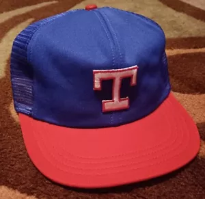 Mega Rare NWOT VTG TEXAS RANGERS MLB Par Cap !! USA Made 1980's !! Snapback !! - Picture 1 of 9