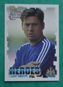 1999 FUTERA - CHRIS WADDLE  - NEWCASTLE UNITED  HEROES  No 58