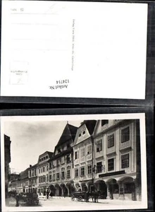 124714,Steyr Strassenansicht m. Kutschen  - Bild 1 von 1