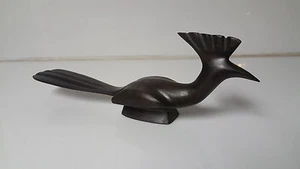 Vintage Ironwood Roadrunner hand carved bird desert 14" long - Imagen 1 de 4