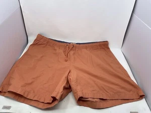 NUEVO SIN ETIQUETAS LL Pantalones Cortos Frijoles Para Hombres 3XL Muelle Algodón Cordón 8" Entrepierna Naranja Óxido - Imagen 1 de 8