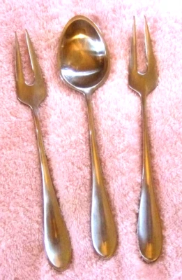 Dansk Torun Stainess Steel Serving Pieces Mid Century Style - Image 1 of 4