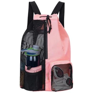 Mesh Beach Bag Designed to Keep Your Gear Organized During Sports Activities - Picture 1 of 22