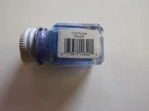 TESTOR - PAINT ENAMEL PURPLE 1/4 FLUID OUNCES - 1134 - Picture 1 of 1