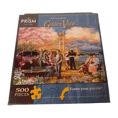 NIB Prism Dona Gelsinger Golden View - 500 pieces - 19" x 13" - Made USA - Image 1 of 4