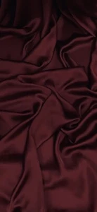Wine Red Charmeuse Satin Fabric 58'' PRICE PER METER - Picture 1 of 2