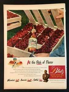 Anuncio impreso de cerveza Blatz 1948 - Imagen 1 de 1
