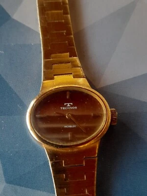 Reloj de mujer vintage TECHNOS 25mm cuerda manual _2813 Foto 1 de 4