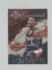 2015-16 Panini Court Kings - Expressionists Sapphire #9 Damian Lillard /25