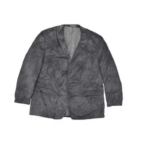 Calvin Klein Men's Black Blazer 50R Polyester Corduroy 2 Button - Picture 1 of 6