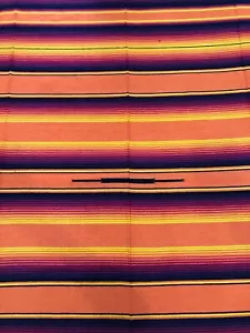 Falsa Mexican Blanket Saltillo cholo Serape diamond Yoga Throw Limited Edition P - Picture 1 of 5