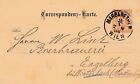 Margarthen/Wien nach Engelberg 1886, Ganzsache, Brauer-und Hopfenzeitung