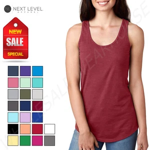 Next Level Women's Ideal Racerback Premium Quality Tank Top M-N1533 - Picture 1 of 48