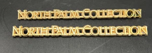 Vintage Lincoln Town Car ? Gold Designer Emblems Florida North Palm Collection - Bild 1 von 12