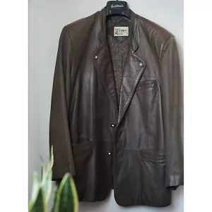 GIACCA GIACCONE VINTAGE TIROLESE tg 54  PELLE DISTLER - Foto 1 di 6