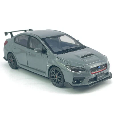 1:32 Subaru WRX STI Model Car Diecast Toy Cars with Light Toys for Boys Gray - Image 1 of 4
