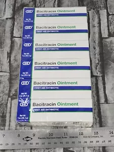 6 Pack Dynarex Bacitracin First Aid 1163 Antibiotic Ointment 1Oz Tube Each - Picture 1 of 4