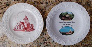 Simpson United Methodist Church Rossville GA Collector's Plates Homer Laughlin - Picture 1 of 5