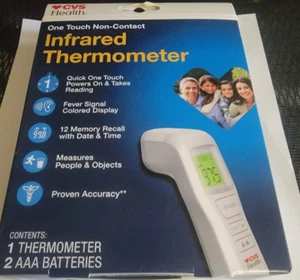 CVS Health One Touch berührungsloses Infrarot-Thermometer - Batterien enthalten Neu im Karton - Bild 1 von 5
