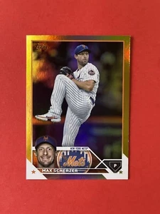 2023 Topps Gold Foil #21 - Max Scherzer - Picture 1 of 2