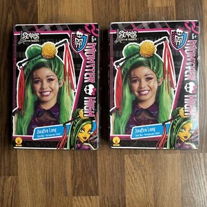 Rubie's Monster High Wig Bundle 2 X Jinafire Long Fancy Dress Child Wig Age 6+ - Picture 1 of 12