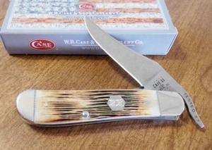 CASE XX New 36726 Burnt White Barnboard Bone Handle 1 Bld Russlock Knife/Knives - Picture 1 of 1