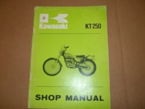 KAWASAKI KT250 MOTORCYCLE SERVICE SHOP REPAIR MANUAL 99997-715 - Picture 1 of 2