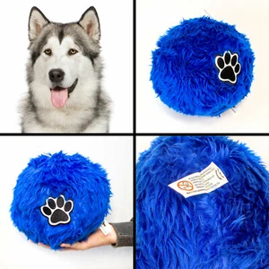 NEW - Soft Fluffy Large Size Dog Ball For ALASKAN MALAMUTE - Bild 1 von 5