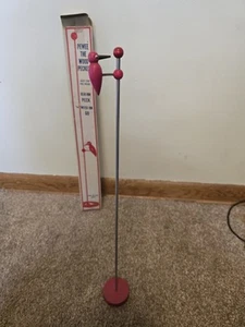 VINTAGE Peewee WOODPECKER IN ACTION POLE SLIDE PECKING AWAY IN ORIGINAL BOX - Picture 1 of 7
