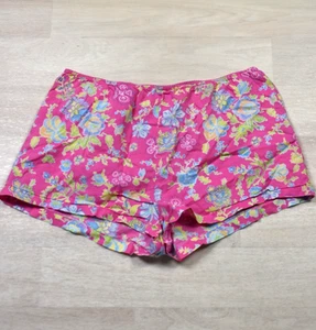 Y2K Victoria Secret PINK Cotton Shorts Floral Size Medium VTG 2003 - Picture 1 of 5