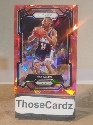 2024 Panini Prizm Draft красный треснутый лед призма No13 Рэй Аллен - Изображение 1 из 2