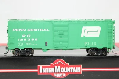Intermountain HO Scale PC Penn Central Post War Box Car NOS - Image 1 of 4