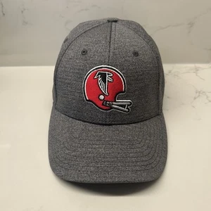 Atlanta Falcons Retro Helmet Gray NFL Team Hat Adjustable Cap One Size - Picture 1 of 6