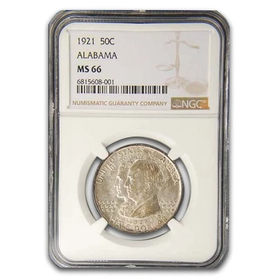 1921 Alabama Centennial Half Dollar Commem MS-66 NGC - Image 1 of 3