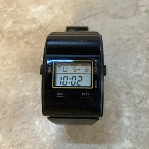 Radio Shack Vintage LCD Voice Memo Alarm Watch - Works Great- Has New Batteries - Picture 1 of 10