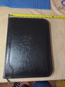 GENUINE LEATHER ZIPPER FOLDER ORGANIZER - Picture 1 of 14